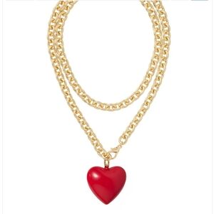 Roxanne Assoulin The Big Puffy Heart Charm Necklace